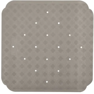 Spirella Antypoślizgowa mata prysznicowa RUBY,szara, 53 x 53 cm
