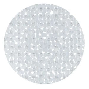Spirella Antypoślizgowa okrągła mata prysznicowaRIVERSTONE, przezroczysta, 57 cm