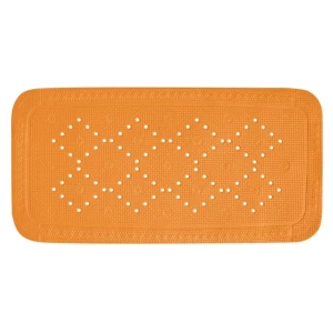 Spirella Mata antypoślizgowa ALASKA, pomarańczowa,71 x 36 cm