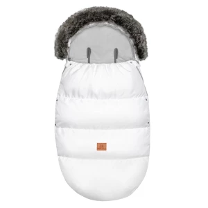Śpiworek zimowy do wózka 0-24 m-ce - biały