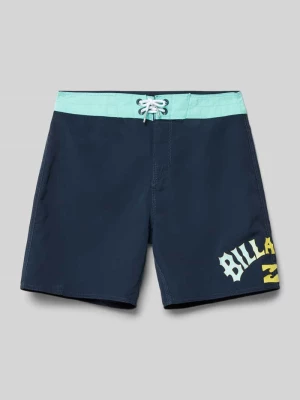 Spodenki kąpielowe z nadrukiem z logo model ‘RIOT’ Billabong