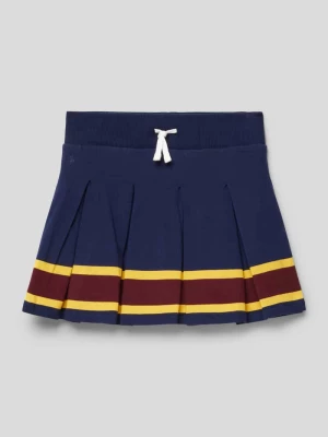 Spódnica plisowana z paskami w kontrastowym kolorze Polo Ralph Lauren Teens