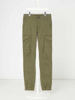 Spodnie cargo z dodatkiem streczu model ‘Paul’ jack & jones