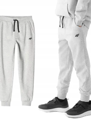 ﻿SPODNIE DRESOWE JOGGERY 4F JR M0811 DRESY DZIECIĘCE