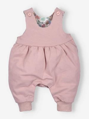 Spodnie niemowlęce MAGIC FLOWERS z bawełny organicznej dla dziewczynki Nini
