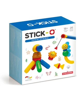 STICK-O 26-częściowy zestaw magnetyczny "STICK-O Fishing" - 18 m+ rozmiar: onesize