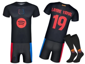 ﻿Strój Piłkarski getry LAMINE YAMAL 19 BARCELONA 128