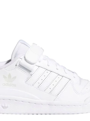 Stylowe buty adidas Forum Low FY7973 – młodzieżowe, białe 38 2/3