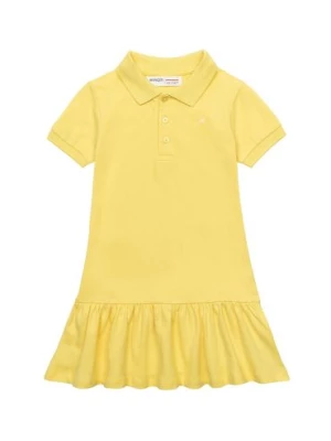 Sukienka niemowlęca polo żółta Minoti
