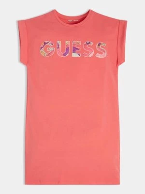 Sukienka Z Naszywanym Logo Guess