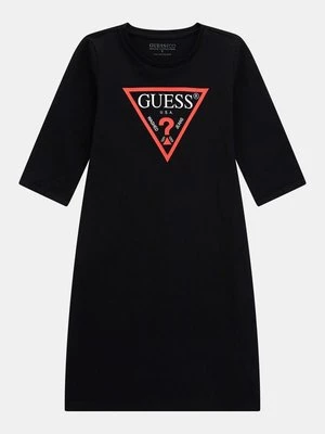 Sukienka Z Trójkątnym Logo Guess Kids