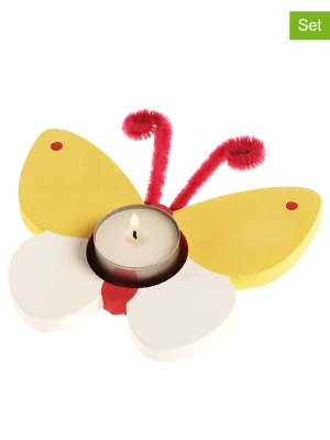 SUNNYSUE Świeczniki (3 szt.) w kolorze beżowym na podgrzewacze rozmiar: onesize