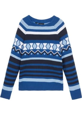 Sweter chłopięcy norweski bonprix