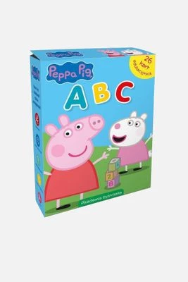 "Świnka Peppa. ABC. Akademia bystrzaka" wyd. 2- karty edukacyjne w pudełku WYDAWNICTWO OLESIEJUK