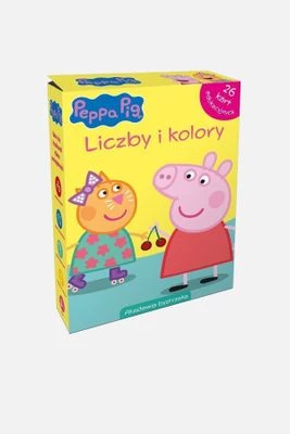 "Świnka Peppa. Liczby i kolory. Akademia bystrzaka" wyd. 2 - karty edukacyjne w pudełku WYDAWNICTWO OLESIEJUK