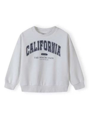 Szara bluza dresowa dla małej dziewczynki- California Minoti