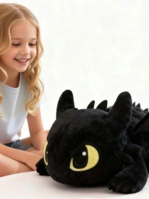 SZCZERBATEK JAK WYTRESOWAĆ SMOKA MIĘKKA ZABAWKA PODUSZKA PRZYJACIEL 60 cm
