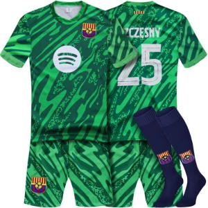 ﻿SZCZĘSNY 25 Strój Piłkarski z Getrami Fc BARCELONA Nowość 2025 134