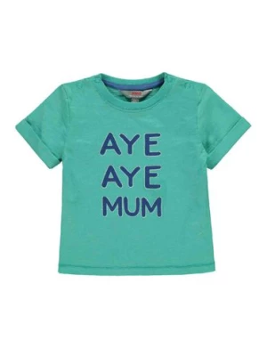 T-shirt chłopięcy niemowlęca niebieski Aye Aye Mum Kanz
