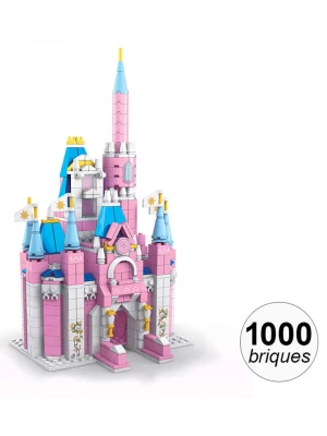 Techkidz 1000-częściowy zestaw konstrukcyjny "Princess" w kolorze jasnoróżowym - 6+ rozmiar: onesize