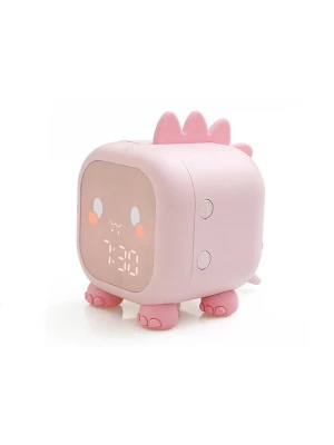 Techkidz Lampka nocna "Mon Petit Dino" w kolorze jasnoróżowym - 3+ rozmiar: onesize