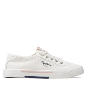 Tenisówki Pepe Jeans Brady Girl Basic PGS30543 Biały