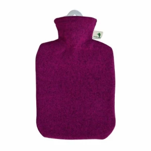 Termofor Hugo Frosch Classic z pokrowcem z dzianiny 1,8 l, różowy