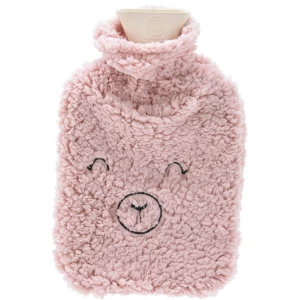 Termofor z pokrowcem z barankiem Bear różowy, 33 x 21 cm 4-Home