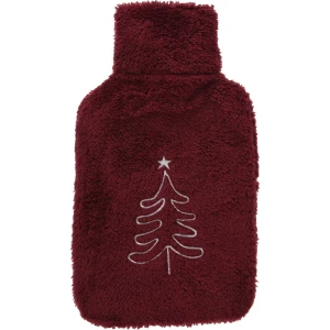 Termofor z pokrowcem z barankiem Christmas tree czerwony, 33 x 19 cm 4-Home