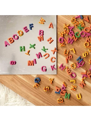 The Home Deco Kids Magnesy-literki "Montessori" - 5+ rozmiar: onesize
