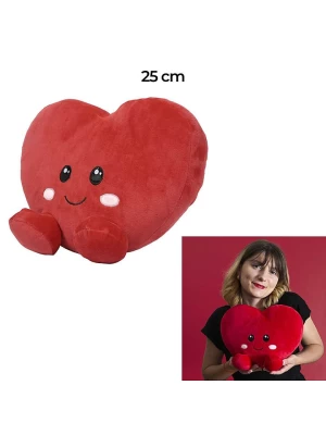 The Home Deco Kids Maskotka "Kawaii Heart" w kolorze czerwonym - 0+ rozmiar: onesize