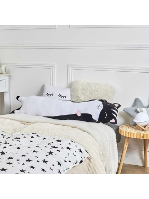 The Home Deco Kids Poduszka w kolorze biało-czarnym - 100 x 22,5 cm rozmiar: onesize