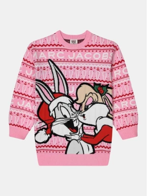 The Marc Jacobs Sukienka dzianinowa LOONEY TUNES W12454 Różowy Regular Fit