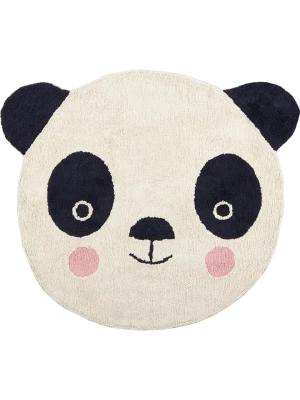 The Wild Hug Dywan bawełniany "Panda" w kolorze biało-granatowym - 100 x 85 cm rozmiar: onesize