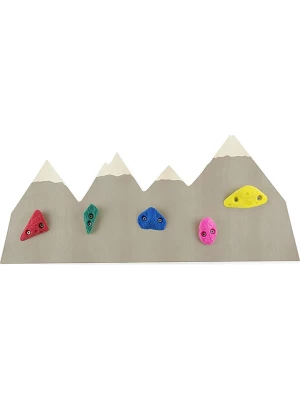 The Wild Hug Wieszak ścienny "Climbing wall" w kolorze szarym ze wzorem - 60 x 30 cm rozmiar: onesize