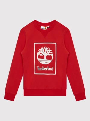 Timberland Bluza T25T58 S Czerwony Regular Fit