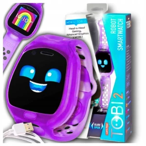 TOBI 2 SMARTWATCH ZEGAREK INTERAKTYWNY ZABAWKA ELEKTRONICZNY FIOLETOWY TOBI