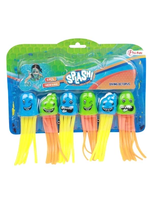 Toi-Toys Ośmiornice (6 szt.) do nurkowania - 6+ rozmiar: onesize