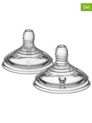 tommee tippee Smoczki (2 szt.) ''Natural start - Fast Flow'' na butelkę rozmiar: onesize