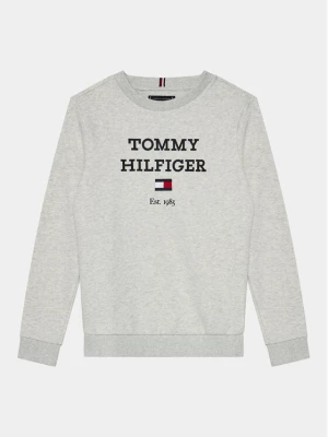 Tommy Hilfiger Bluza Logo KB0KB08713 D Szary Regular Fit