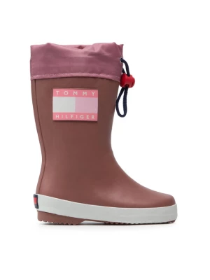 Tommy Hilfiger Kalosze Rain Boot T3X6-30766-0047 M Różowy