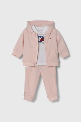 Tommy Hilfiger komplet niemowlęcy kolor różowy