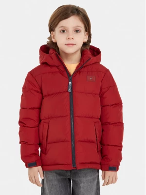 Tommy Hilfiger Kurtka puchowa Alaska KS0KS00402 D Bordowy Regular Fit