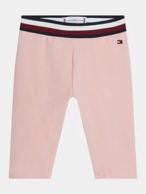 Tommy Hilfiger Legginsy KN0KN01948 Różowy Slim Fit