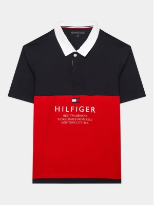 Tommy Hilfiger Polo KB0KB08155 Granatowy Regular Fit