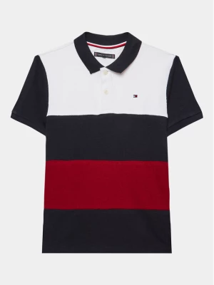 Tommy Hilfiger Polo KB0KB08315 D Granatowy Regular Fit