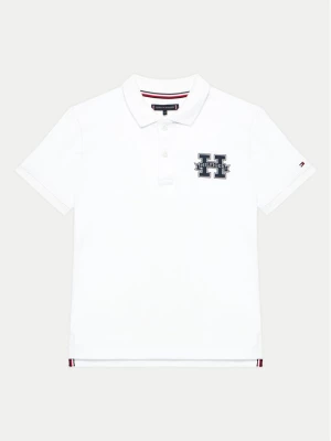 Tommy Hilfiger Polo KB0KB09029 Biały Regular Fit