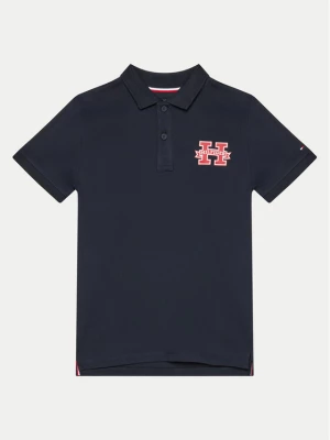 Tommy Hilfiger Polo KB0KB09029 Granatowy Regular Fit