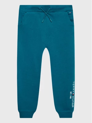 Tommy Hilfiger Spodnie dresowe Essential KG0KG06598 Zielony Slim Fit