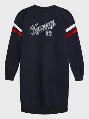 Tommy Hilfiger Sukienka codzienna KG0KG07008 D Granatowy Regular Fit